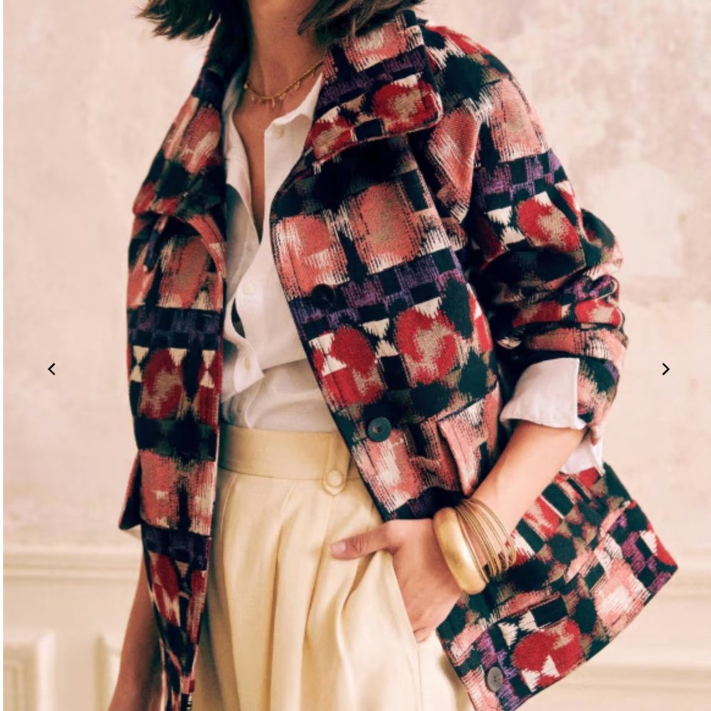 Sezane Multicolor Coat